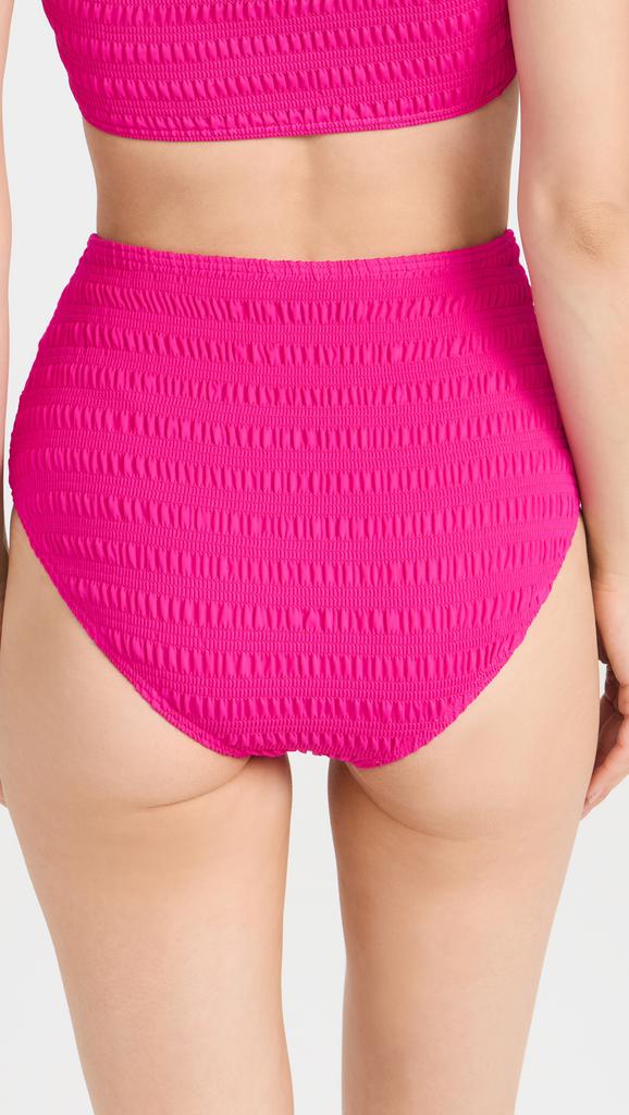 Sea Core Smocked Bikini Bottoms