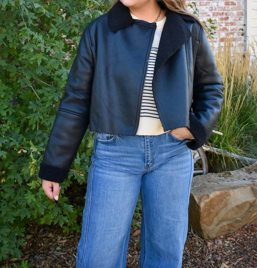 MIOU MUSE Miou Muse - Women
s Chaney Biker Jacket 3