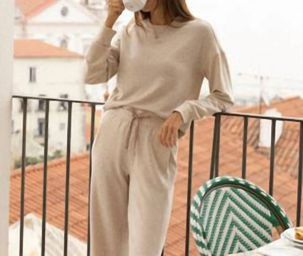 Travis Mathew Travismathew - Cloud Terry Wide Leg Pants 5