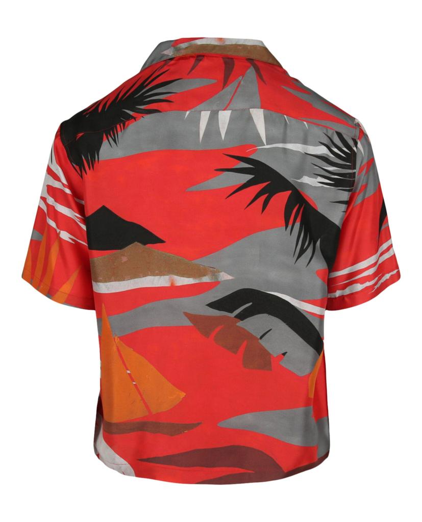 Palm Angels Hawaiian Bowling Shirt