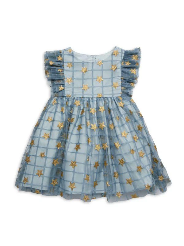 Pippa & Julie Little Girl's & Girl's Stella 2-Piece Star Glitter Dress 1