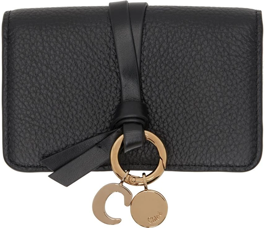 Chloé Black Alphabet Card Holder
