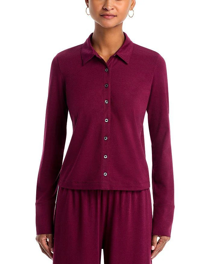 ATM Anthony Thomas Melillo Anthony Thomas Melillo Collared Button Front Top 5