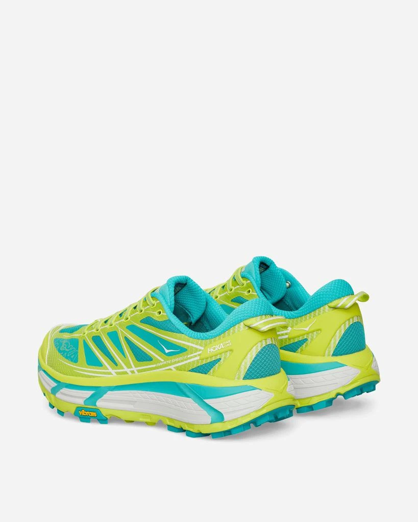 Hoka One One Mafate Speed 2 Sneakers Hoka Citrus / Electric Aqua 4