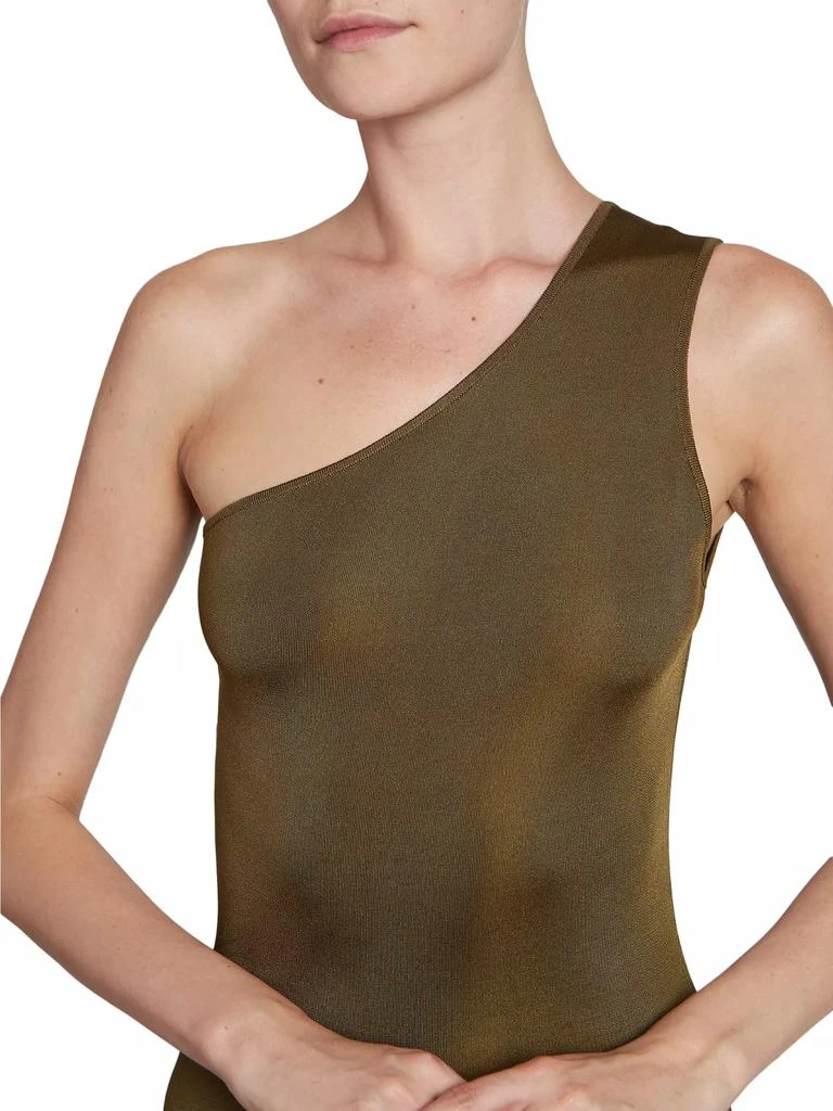 Yves Saint Laurent One-Shoulder Dress in Silk 7