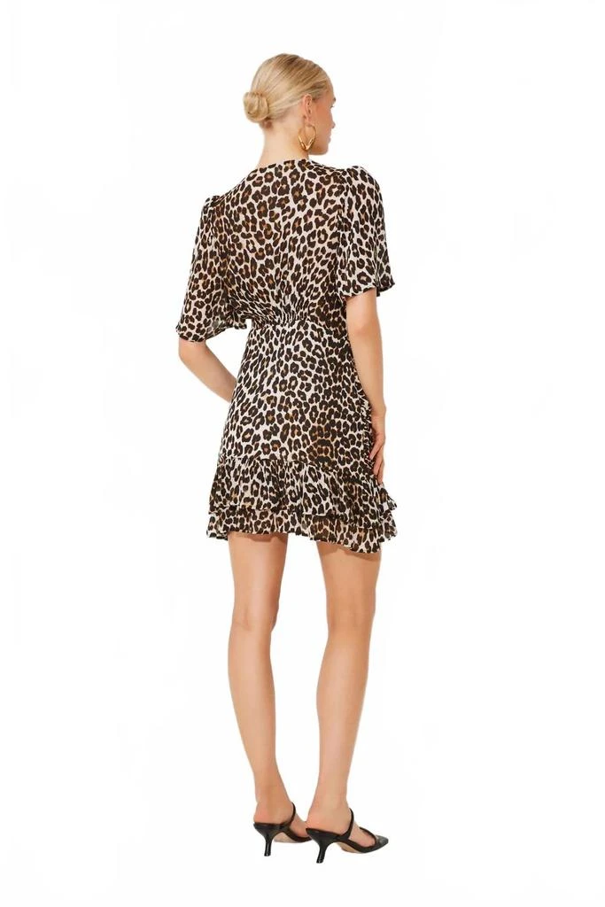 Suncoo Robe Cherry Dress In Beige 2