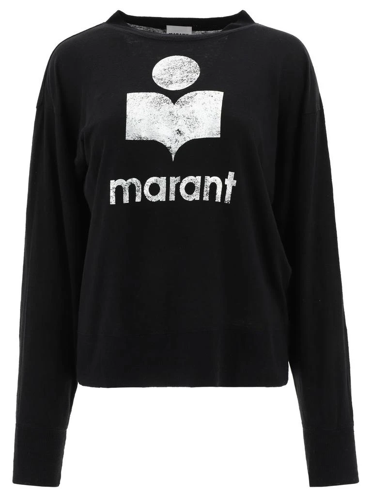 Isabel Marant Étoile Isabel Marant Étoile Logo Printed Long-Sleeved T-Shirt 1