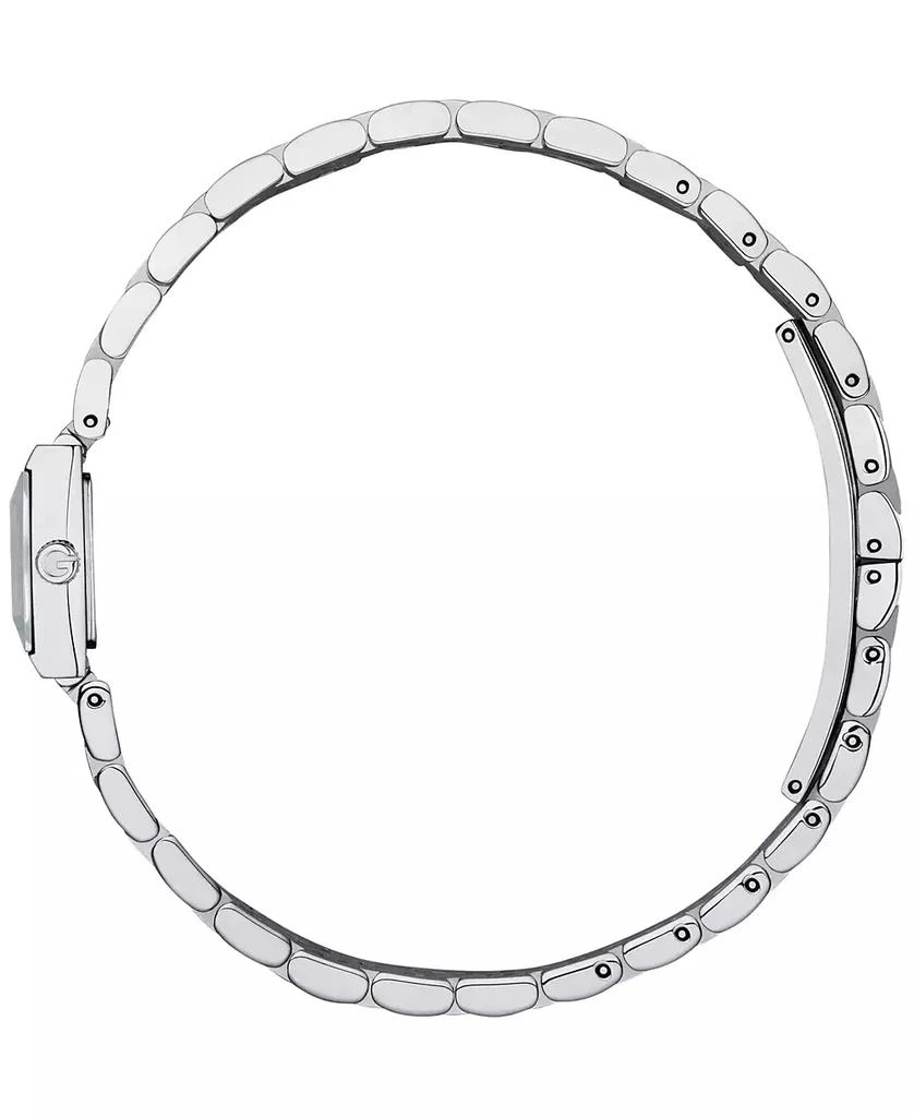 Gucci Women's Swiss G-Frame Diamond Accent Stainless Steel Bracelet Watch 14x18mm 3