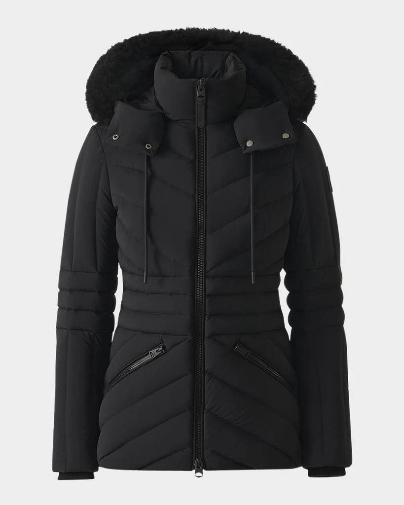 Mackage Nadia-SH Quilted Down Jacket with Detachable Hood