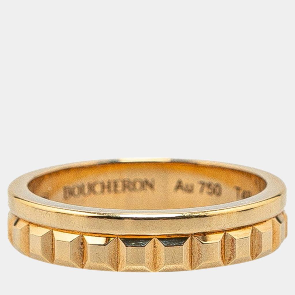 Boucheron Boucheron 18K Yellow Gold Quatre Radiant Ring Size Japan 8 EU 48