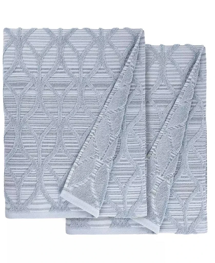 Linum Home Textiles Alev Jacquard 2 Piece Turkish Cotton 2