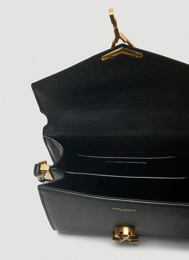 Yves Saint Laurent Cassandra Shoulder Bag in Black 6