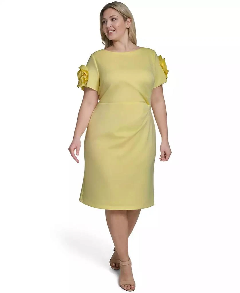 jessica howard off the shoulder dress Jessica Howard Women's Off-The-Shoulder Midi Cocktail Dress - Lake blue