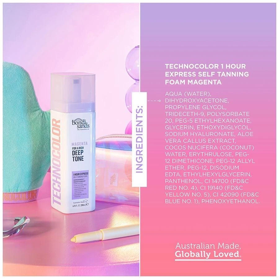 Bondi Sands Technocolor 1 Hour Express Self Tanning Foam 3