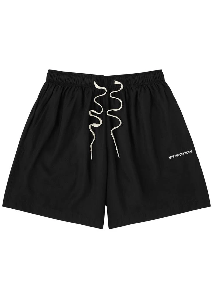 MKI Miyuki Zoku Logo-embroidered shorts 1