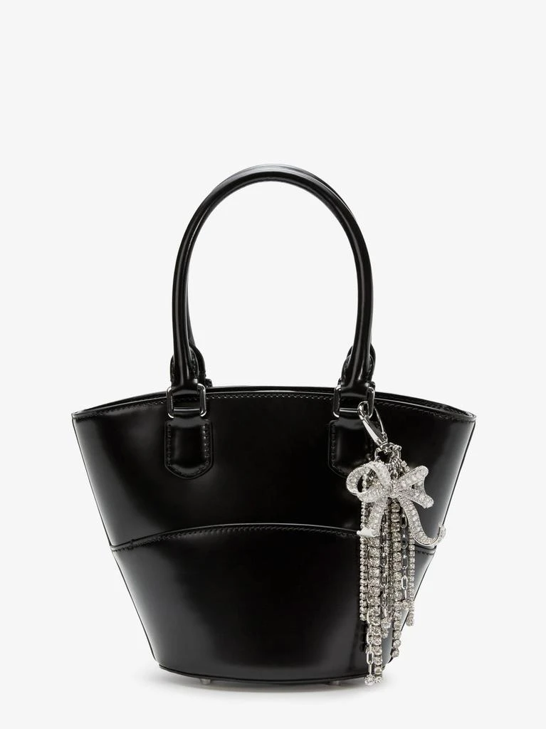 Self Portrait Leather shoulder bag with charms 1