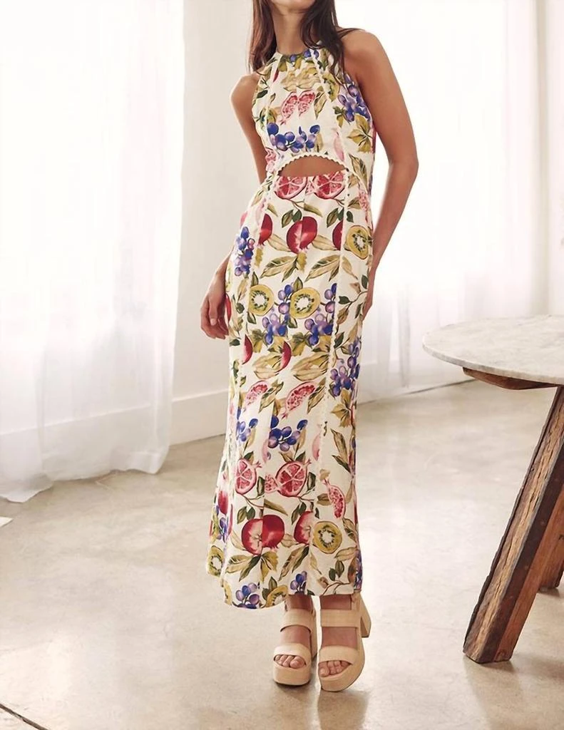Fore Collection Fore Collection - Fruit Cut-out Maxi Dress 3