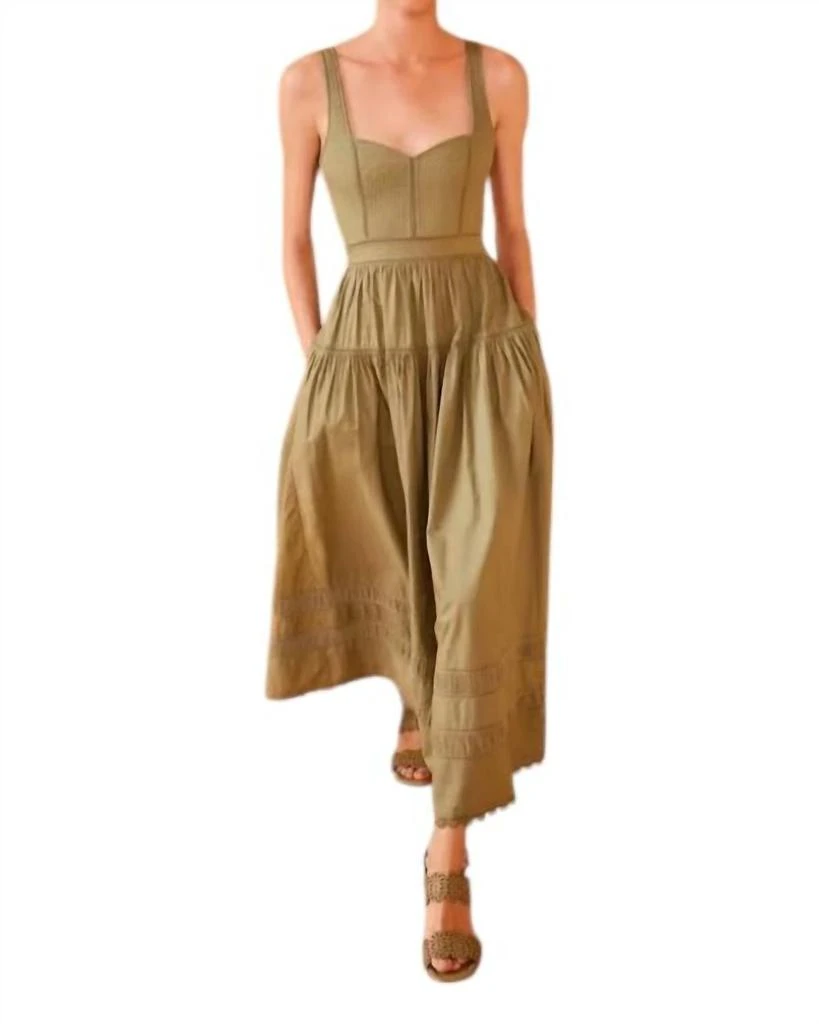Ulla Johnson Isadora Dress In Lichen 1