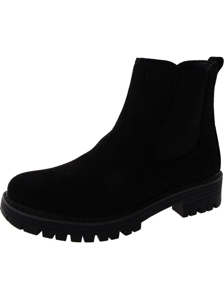 White Mountain Mastery Womens Faux Suede Stretch Chelsea Boots 4
