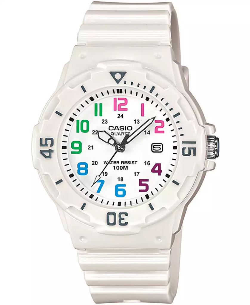 Casio Women's White Resin Strap Watch 34mm