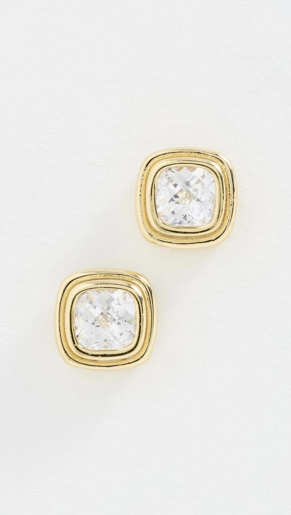 Shashi Reagan Cushion Stud Earrings 1