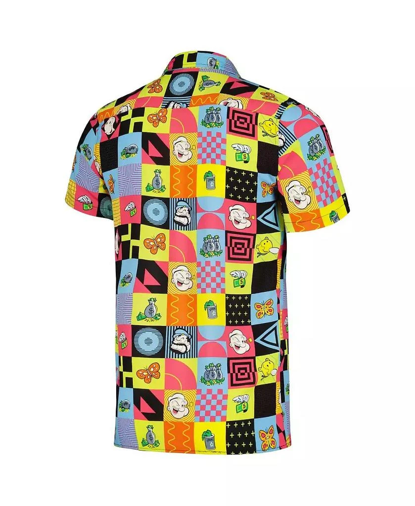 Reason Men's and Women's Yellow Popeye Trapped Button-Up Shirt 3