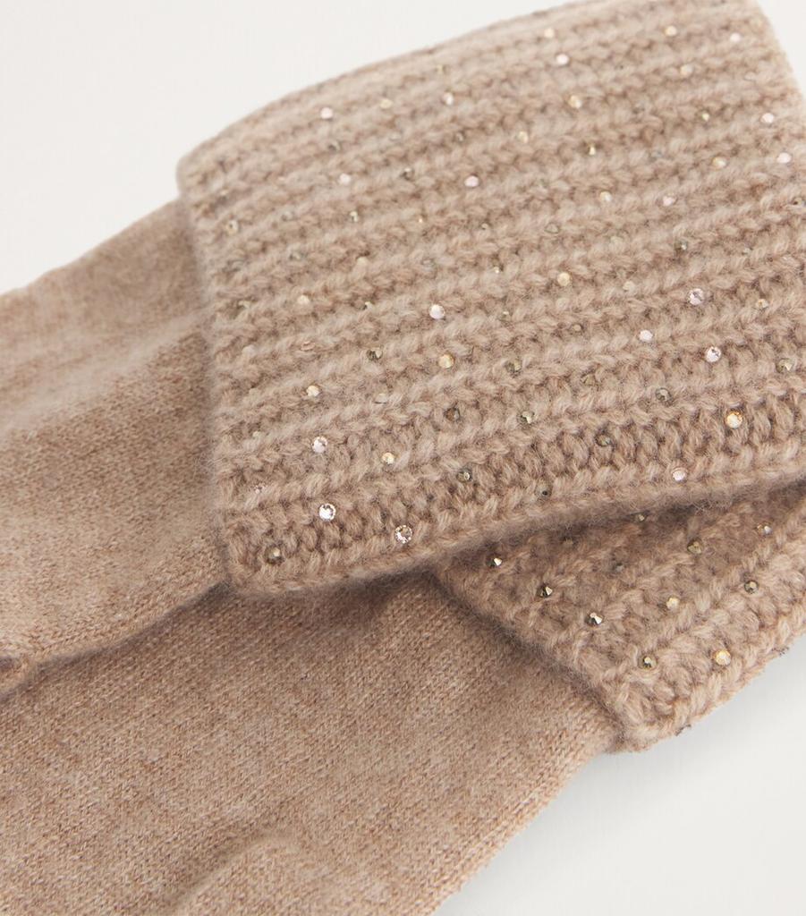 William Sharp Crystal-Embellished Maeve Gloves
