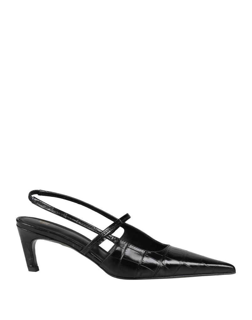 Totême Totême Classic Satin Slingbacks - High Heels - Free