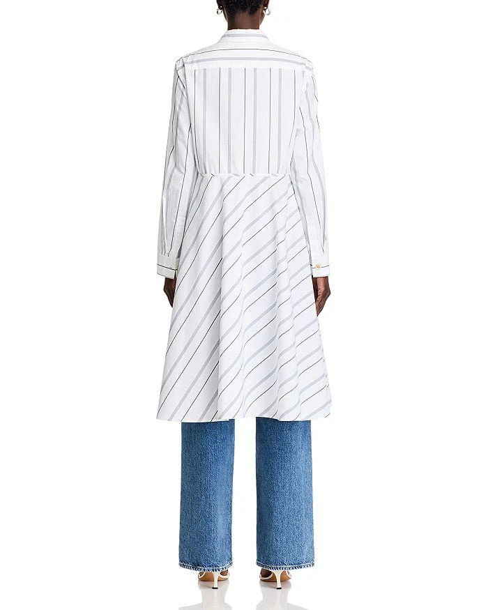 ROSETTA GETTY Asymmetric Apron Shirt Dress 4
