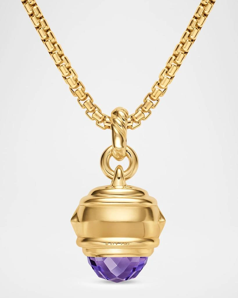 David Yurman Renaissance Amulet with Gemstones in 18K Gold 5