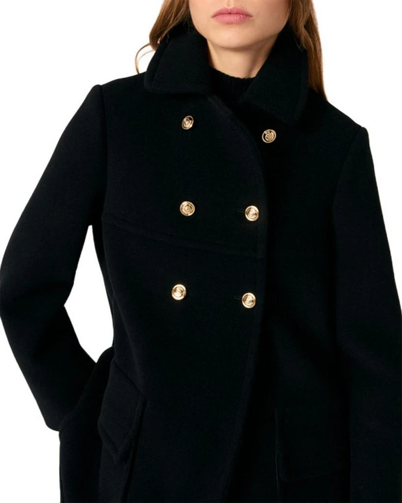 Maje Wool Blend Coat 5