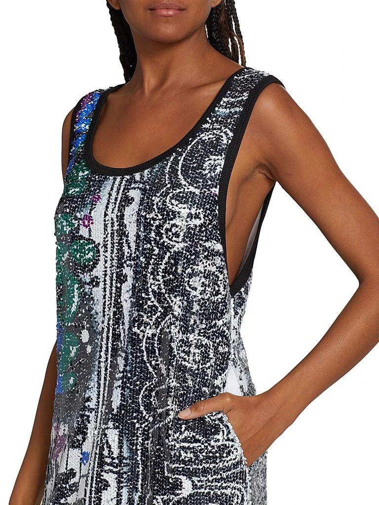 Kimberly Goldson Nelli Metallic Shift Dress 6