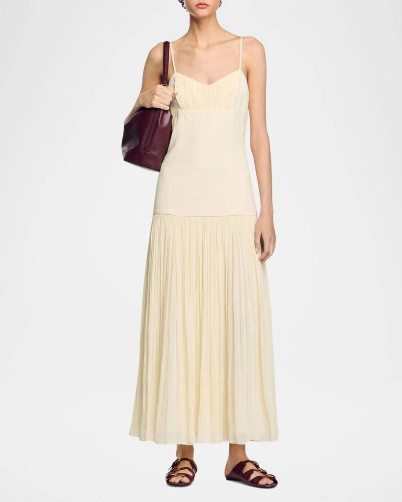 Sandro Adoree Drop-Waist Maxi Dress 2