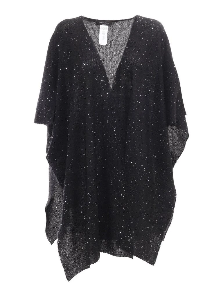 Fabiana Filippi Fabiana Filippi Sequin Open Cape 1