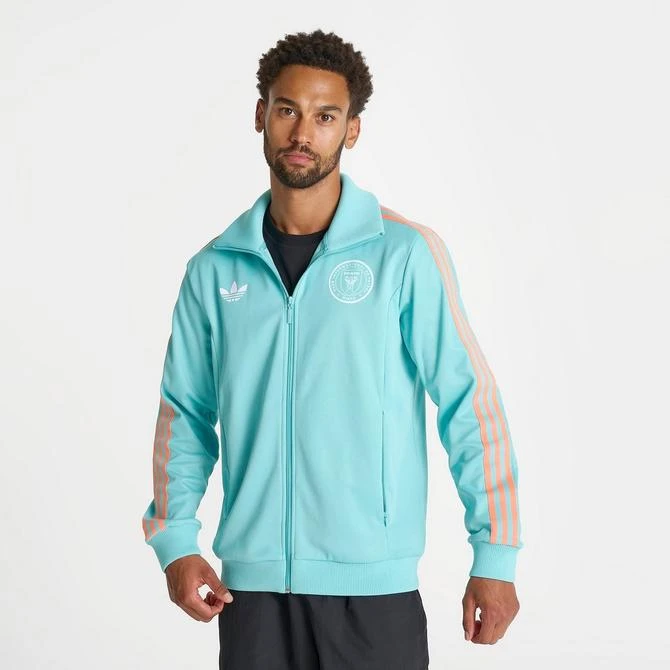 Adidas Men's adidas Originals Inter Miami CF MLS 2024 Beckenbauer Track Jacket 3