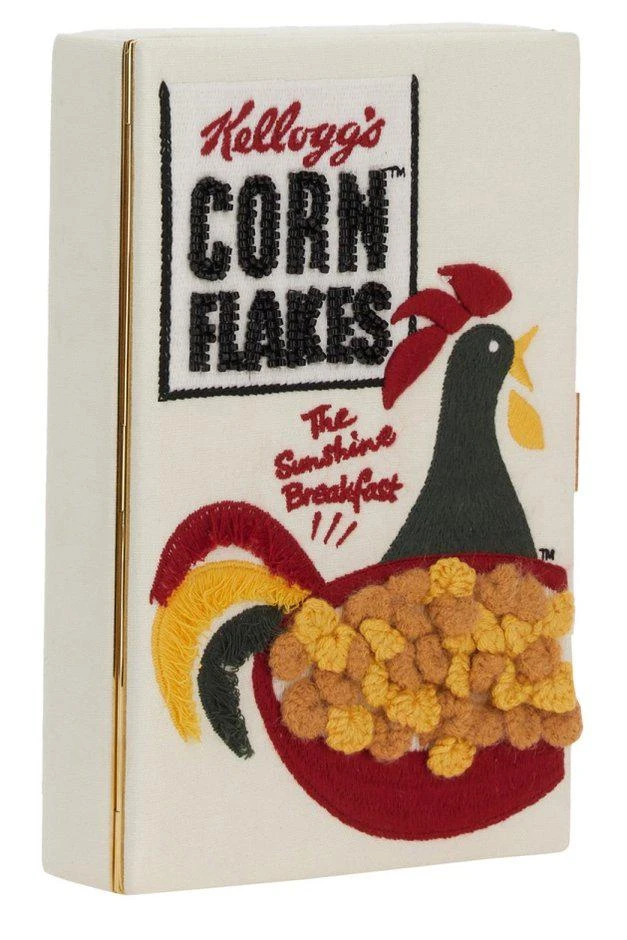 Anya Hindmarch Anya Hindmarch Anya Brands Corn Flakes Clutch Bag 3