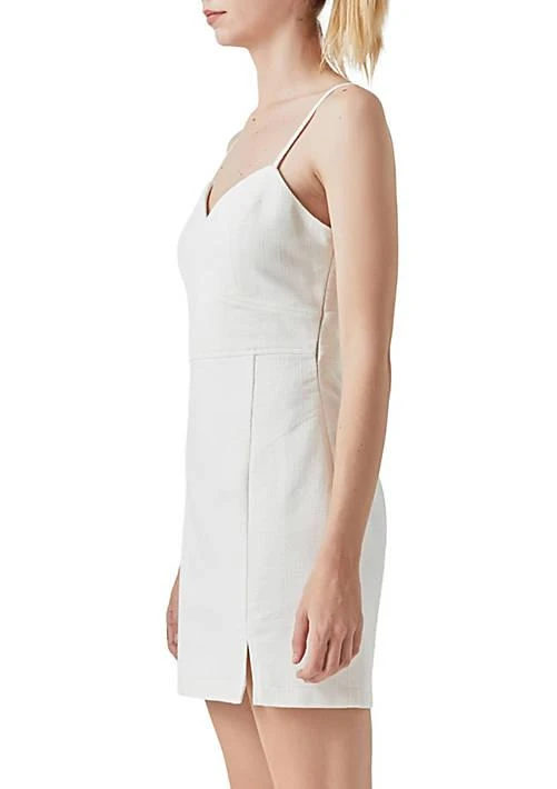 Grey Lab Lab Double Elastic Strap Mini Dress 3