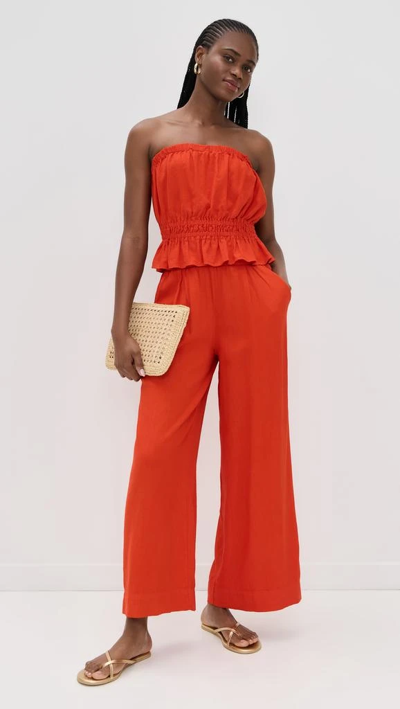 Stateside Linen Pull On Trousers 4