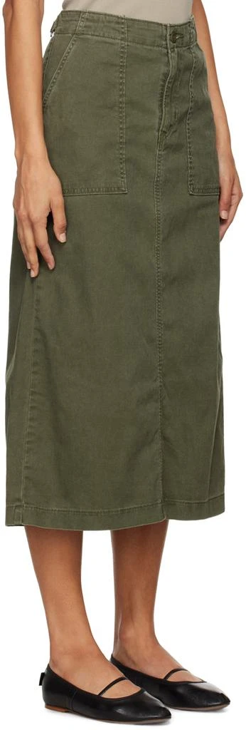 Levi's Khaki Surplus Midi Skirt 2