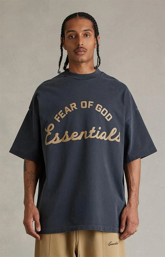 Essentials Faded Iron Grey Training ’90s Short Sleeve T-Shirt 2