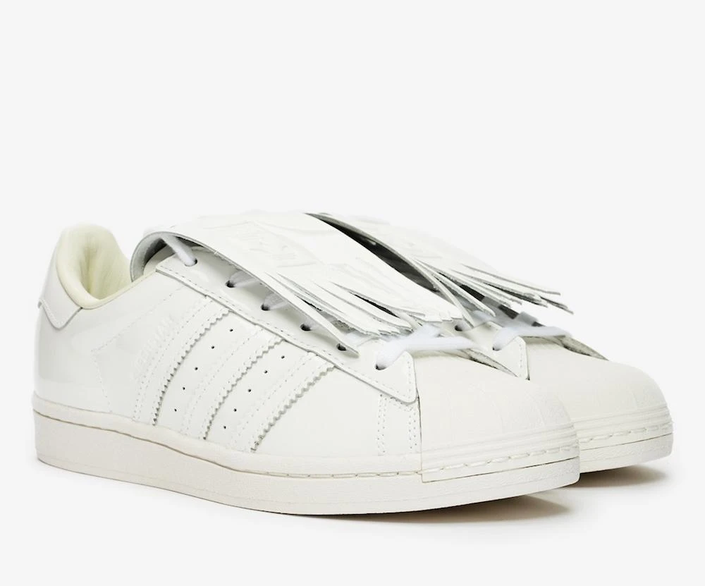 Adidas SUPERSTAR FRINGE LOW TOP SNEAKERS 2