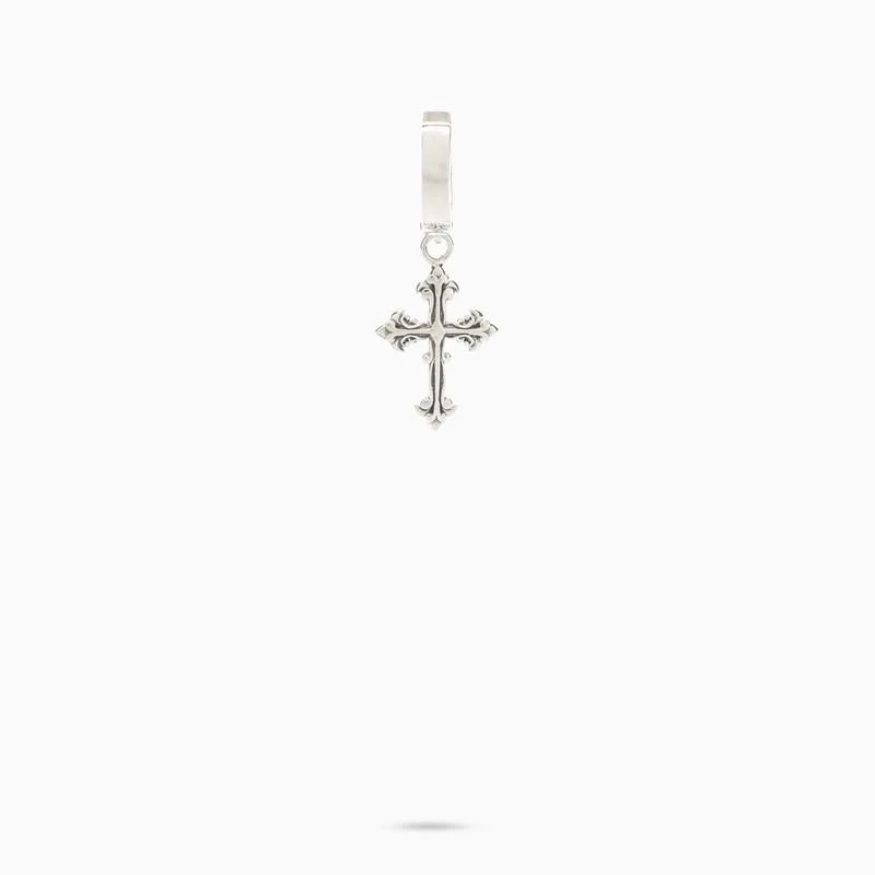 Emanuele Bicocchi Avelli silver 925 cross earring 1