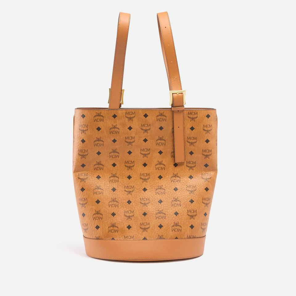 MCM MCM Aren VI Leather Tote Bag 2