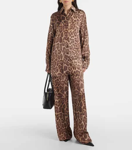 Stella McCartney Leopard-print pajama pants 2