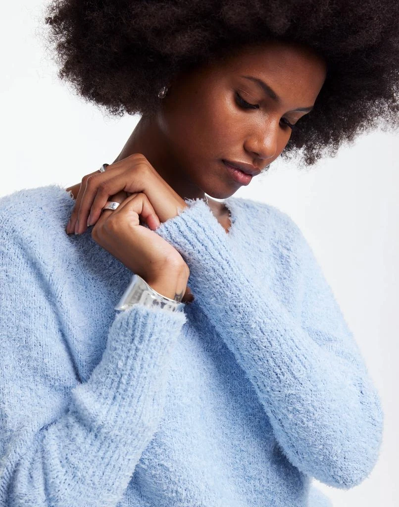 Madewell Double V-Neck Sweater 5