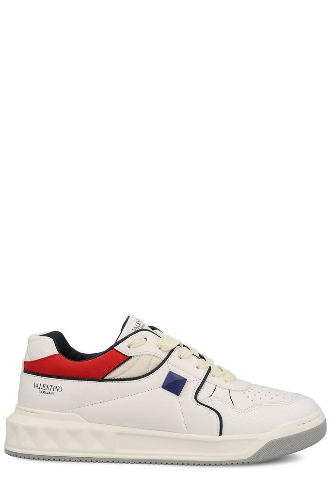 Valentino Valentino Garavani One Stud Lace-Up Sneakers