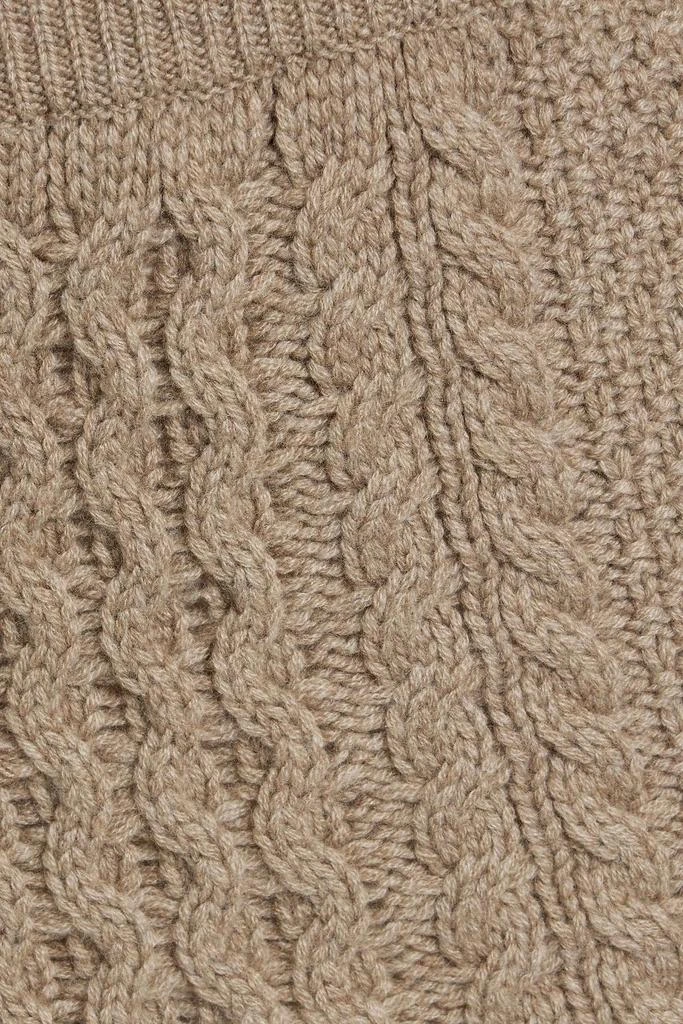 Lisa Yang Estelle cable-knit cashmere mini skirt 4