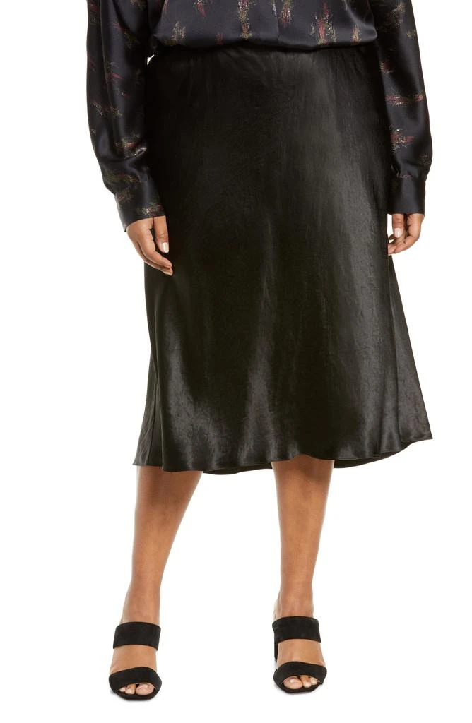 Vince Satin Slip Skirt 1