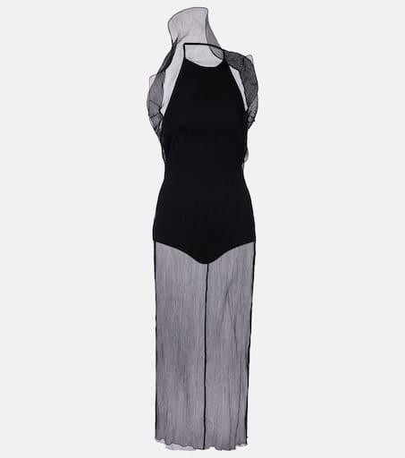 Magda Butrym Sheer silk organza midi dress