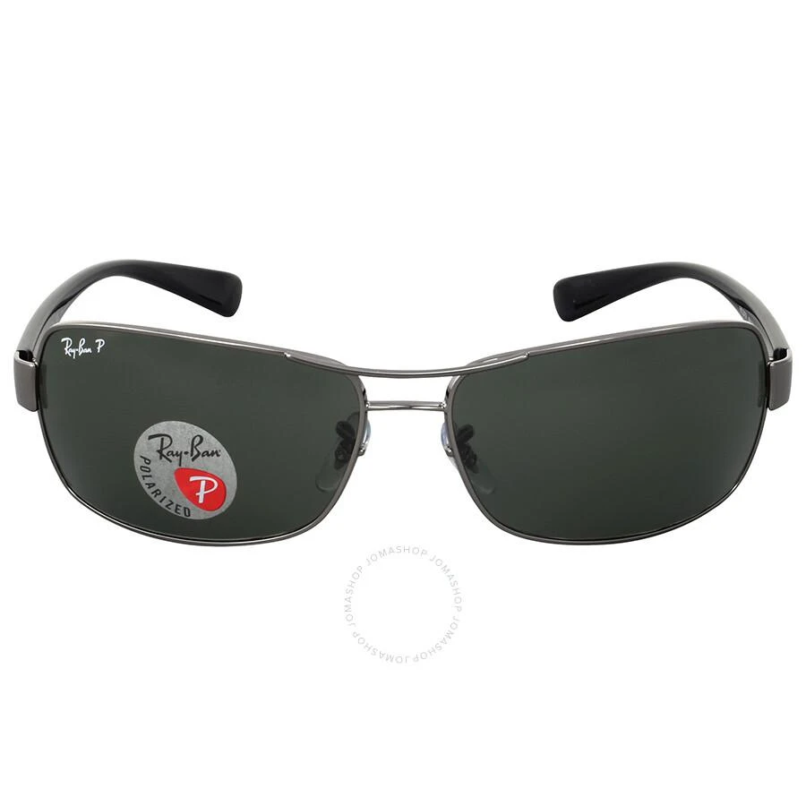 Ray-Ban Polarized Green Classic G-15 Rectangular Men's Sunglasses RB3379 004/58 64 1